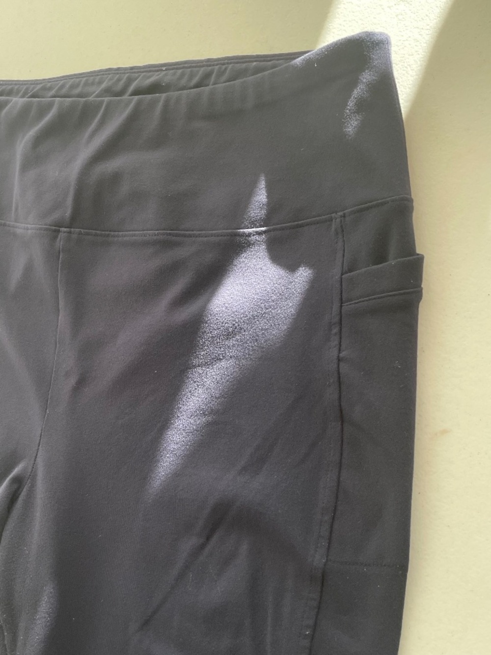 🌸T by Talbots Blue Mid-weight Leggings with Hip Pockets Size XL - Picture 2 of 9